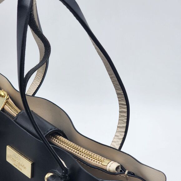 Kate Spade Elodie Arbour Hill Black Leather Tote Bag - Picture 10 of 14